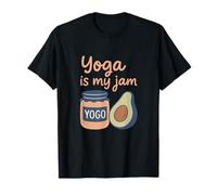 Yoga is My Jam Avocado Jar Mindful Yoga Novelty T-Shirt