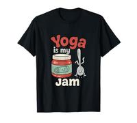 Yoga is My Jam Yoga Novelty Mindfulness Graphic T-Shirt