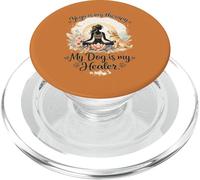Yoga Is My Therapy My Dog Is My Healer PopSockets PopGrip for MagSafe
