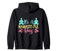 Yoga It´s A Namaste-ful Day Funny Yoga Zip Hoodie