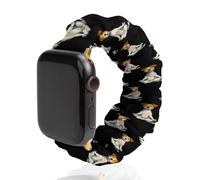 Yoga Jack Russell Terrier Dog Funny Stretch Bands Compatible with IWatch Replacement Smart Watch Strap
