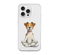 Yoga Jack Russell Terrier Dog Slim Phone Cases Cover Compatible with iPhone 16/16 Plus/16 Pro/16 Pro Max/16 E