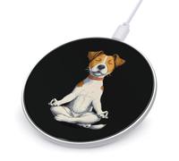 Yoga Jack Russell Terrier Dog Stylish Wireless Charger 10W Fast Charging Pad