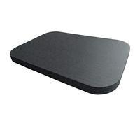 Yoga Knee Pad Cushion, Exercise Yoga Mat 15mm Extra Thick, Pilates Mat Non-Slip Gym Fitness Mat, Yoga Mat NBR Fitness Extra Thick Foam Exercise Pad For Home Workout Outdoor Training - Black