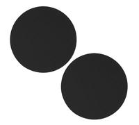 Yoga Knee Pad Cushion for Exercise and Bathing Pair Floor | Tpe Rubber Build, round Shape, Black Finish, Reduces Cold and Friction for Household Use