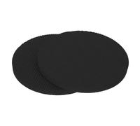 Yoga Kneeling Support Anti Skid Balance Pads for Exercise | Black round Tpe Rubber Pair, Household Use, Protects Skin, Relieves Joint, Reduces Cold