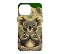 Yoga Koala Bear as Yoga Teacher Guru Meditation in Lotus Seat Case for iPhone 16 Pro Max