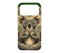 Yoga Koala Bear as Yoga Teacher Guru Meditation in Lotus Seat Case for iPhone 17 Pro Max