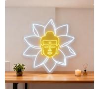 Yoga LED Neon Signs Practitioner Lotuses Lamp Dimmable Acrylic Lights for Bedroom Coffee Shop Office Bar Birthday Yoga Studio Party Art Wall Decor