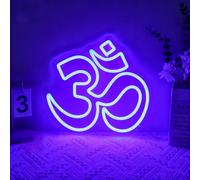 Yoga LED Neon Signs Practitioner Lotuses Lamp Dimmable Acrylic Lights for Bedroom Coffee Shop Office Bar Birthday Yoga Studio Party Art Wall Decor