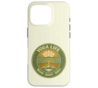 Yoga Life Mind Body Soul Vintage Retro Gift For Yogis Case for iPhone 16 Pro