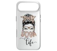 Yoga Life Yogi Messy Bun Woman Face Leopard Print Yoga Lover Case for iPhone Air