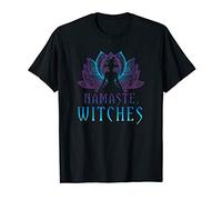 Yoga Lover Namaste Witches Funny Halloween Pagan Witch T-Shirt