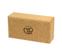 Yoga Mad Cork Yoga Brick Block Pilates Stretch Fitness Gym Exercise Eco-Friendly