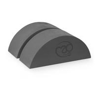 Yoga-Mad Crescent Foam Block | Ergonomic Half Round EVA Block for Stretching, Fitness, Meditation & Pilates | Pack of 2 Blocks | 25x9x10cm