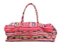 Yoga-Mad Deluxe Yoga Kit Bag | Full Zip Carrier Bag with Storage Pockets | Pilates Unisex Bag, Stores Mat and Yoga Accessories | Suitable for Pilates, Gym, Fits Most Mat Sizes (Pink)