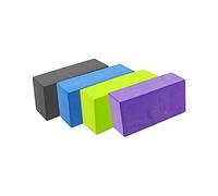 Yoga-Mad High Density Yoga Brick Blocks, Anti Slip, Lightweight and Travel Friendly (Charcoal)