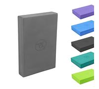 Yoga-Mad EVA Yoga Block, High Density Non Slip Block for Yoga, Pilates and Home Workouts, 30cm x 20cm x 5cm