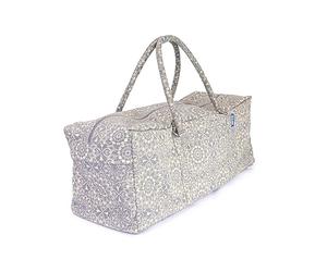 Yoga-Mad Full Print Mandala Yoga & Pilates Kit Bag, Unisex with Full Length Zip, Fits Most Flexible Mats, Yoga Blocks, Bolsters & Clothing | Burgundy, Grey or Blue.