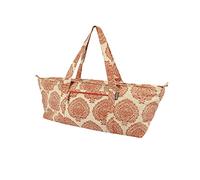 Yoga-Mad Large Yoga Mat Bag | Full Zip Yoga Bag | Unisex Carrier | Stores Mat and Accessories | Suitable for Pilates, Yoga, Gym, Fits Most Mat Sizes (Orange)