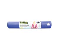 Yoga-Mad Lotus Yogamat | Exercise and Gym Mat for Men and Women | Non Slip Compact Lightweight Mat for Home Fitness, Pilates, Workout and Yoga (Blue)