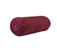 Yoga Mad Organic Cotton Bolster, Plum