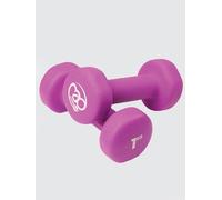 Neoprene Dumbbells 1kg Fitness Mad Purple One Size