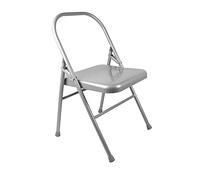Fitness Mad Yoga Mad Studio Pro Reinforced Steel Folding Exercise Chair Black