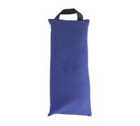 Yoga-Mad Shingle Yoga Sand Bag | Cotton Cover | 42cm x 18cm | Durable Carry Handle | 3 Colours Available Hot Pink/Blue/Purple (Blue)
