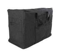 Yoga-Mad Teachers Yoga Kit Bag | Full Zip Carrier | Extra Large Yoga Bag with Storage Pockets | 65cm x 30cm x 46cm | Fits Various Mats, Blocks, Bricks, Pilates Balls & Rings (Black)