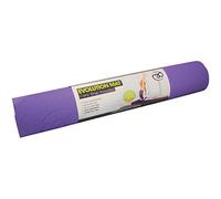 Yoga Mad Unisex Adult Evolution Yoga Mat - Purple/Grey, 4 mm