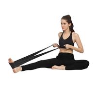 Yoga-Mad Unisex Adult Latex Free Resistance Band Black (Extra Strong)