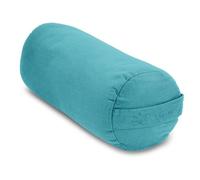 Yoga-Mad Yoga Bolster, Eco Friendly Buckwheat Bolster, 61cm x 23cm, Removable Washable Cover, Ideal for Yoga, Meditation and General Support