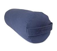 Yoga-Mad Yoga Bolster, Eco Friendly Buckwheat Bolster, 61cm x 23cm, Removable Washable Cover, Ideal for Yoga, Meditation and General Support
