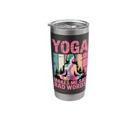 Yoga Makes Me Say Bad Words Stainless Steel Insulated Tumbler