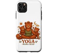 Yoga Mama Bear Funny Gift For Moms Mindfulness Wellness Case for iPhone 11 Pro Max