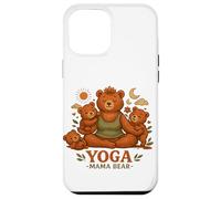Yoga Mama Bear Funny Gift For Moms Mindfulness Wellness Case for iPhone 12 Pro Max