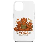 Yoga Mama Bear Funny Gift For Moms Mindfulness Wellness Case for iPhone 13