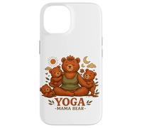 Yoga Mama Bear Funny Gift For Moms Mindfulness Wellness Case for iPhone 14