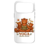 Yoga Mama Bear Funny Gift For Moms Mindfulness Wellness Case for iPhone 17 Pro Max