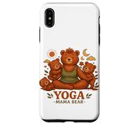Yoga Mama Bear Funny Gift For Moms Mindfulness Wellness Case for iPhone XS Max