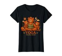 Yoga Mama Bear Funny Gift for Moms Mindfulness Wellness T-Shirt