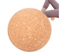 Yoga Massager Ball Cork Roller Massage Ball Roller Lightweight Natural Cork Texture Muscle Relief Training Tool Compact Portable Body Recovery Accessory Deep Pressure Control Fitness Support Equipment