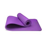 Yoga Mat 10mm Thick Exercise Mat Gym Workout Fitness Pilates Home Non Slip NBR