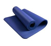 Yoga Mat, 15 MM Extra Thick Foam Exercise Mat, 180x60cm Multi Purpose Non Slip Gym Mats with Carry Bag and Strap, Ideal Pilates Workout Mats for Women Men Gymnastics Home and Outdoor Fitness (Blue)