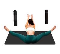 Yoga Mat | 15mm Exercise Pad Workout Equipment,Thick Lightweight Yoga Mats with Carrying Strap | for Women Men Pilates Floor Stretching Workout Fitness Indoor Outdoor Training