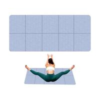 Yoga Mat - 6 mm Thick Non-Slip Exercise Mat for Men and Women | Extra Long Fitness Floor Mat with Carrying Band - Perfect for Home Training, Travel, Yoga & Meditation Outdoors, 72.05 x 24.02 x 0
