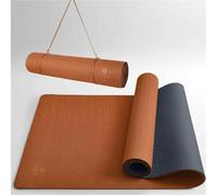 Yoga Mat 6mm TPE Yoga Mat Non Slip For Home Workout Pilates