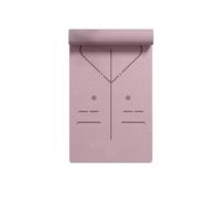 Yoga Mat Anti Slip Fitness Mat Sound Insulation Shock Resistance Exercise Woman Yoga Mat Pilates(Pink)