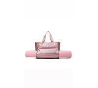 Yoga Mat Bag, Aesthetic Pilates Bag,Gym Bag with Shoulder Strap, Multiple Zippered Compartments, Pink Gym Bag, Pilates Bag, Travel Bag for Home Gym and Studio